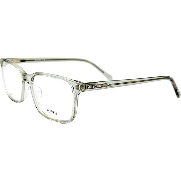 Fossil Fos 7136 Mens Plastic Eyeglass Frame 063M Crystal Grey 56-16 - Picture 1 of 4